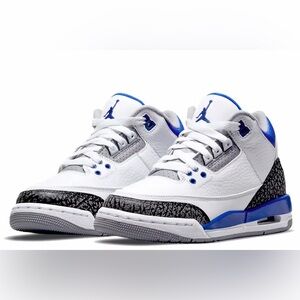 Air Jordan 3 "Racer Blue" White/Black-Cement Grey-Racer Blue